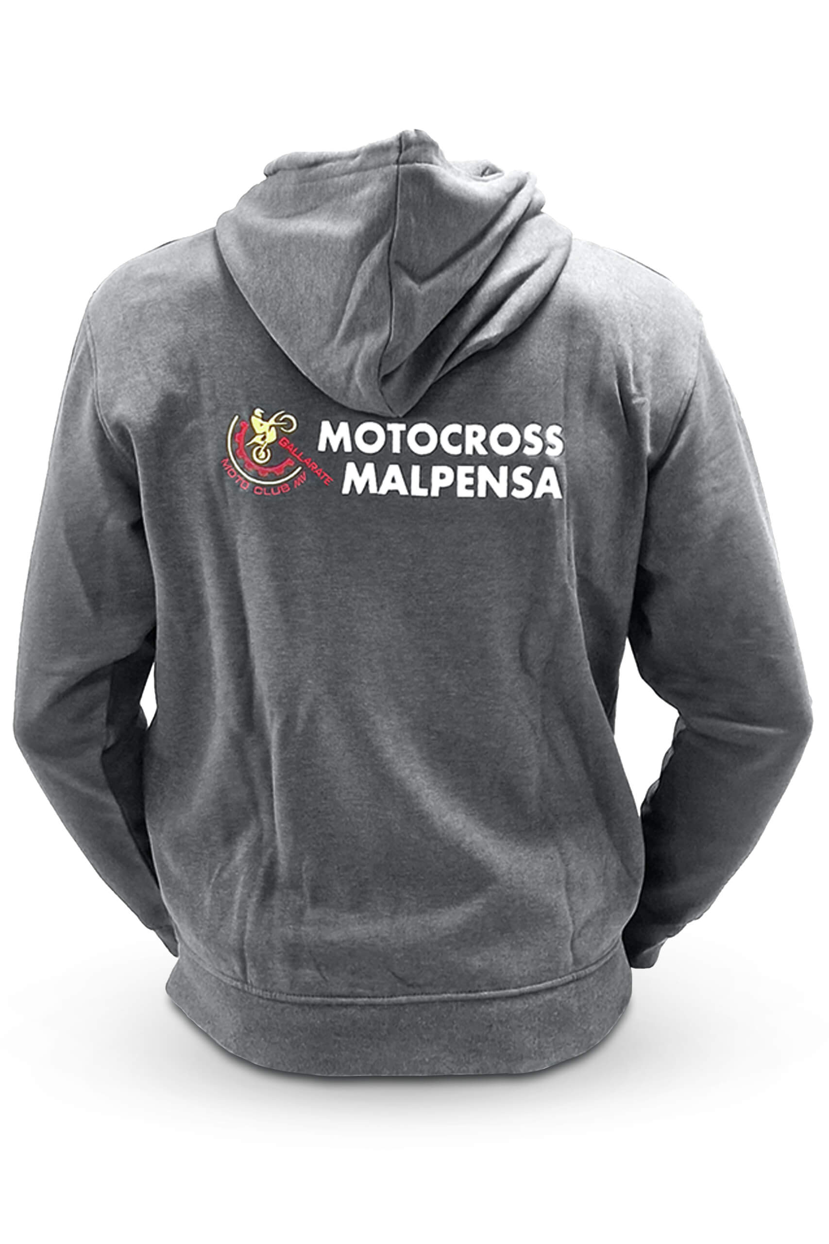 Felpa con cappuccio e zip Motocross Malpensa